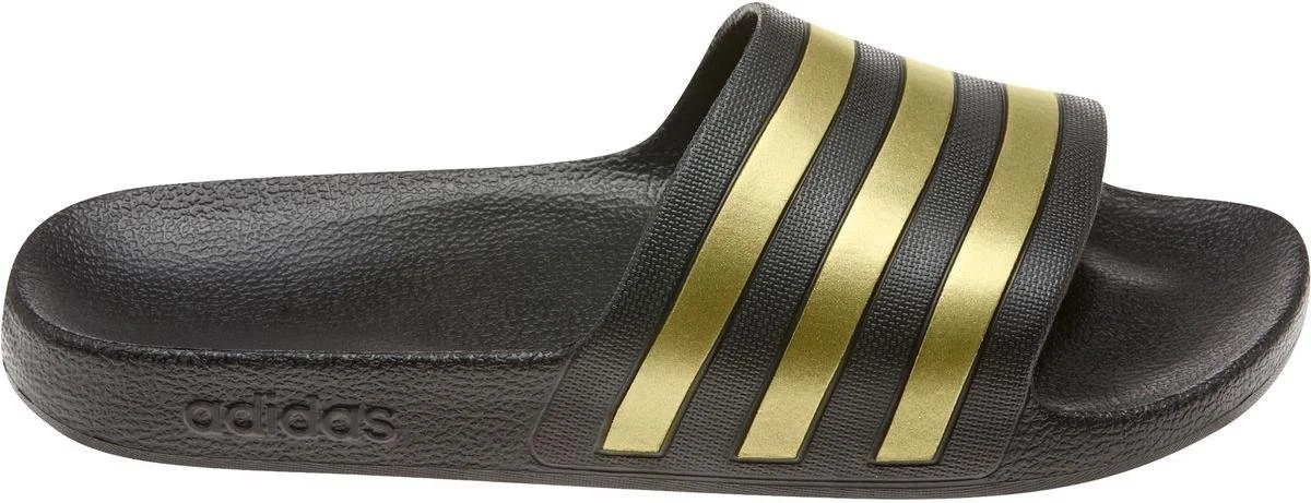 CLAQUETTES CONFORT ADILETTE – ADIDAS – EG1758 – NOIR/GOLD